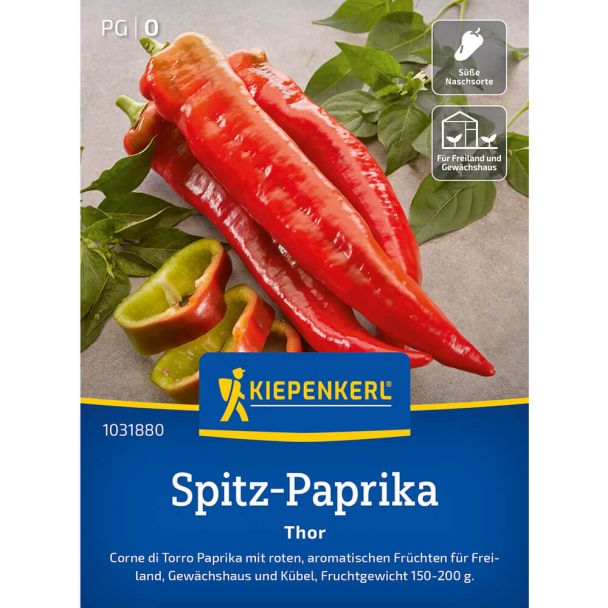 Kiepenkerl Spitzpaprika Thor F1