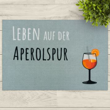 Fußmatte „Leben auf der Aperolspur“