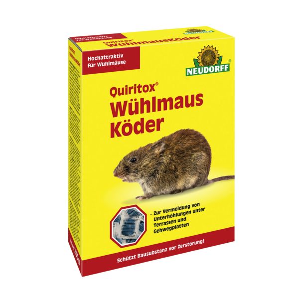 Quiritox® Wühlmaus Köder - 200 g (1 kg / € 87,45), Schädlingsfrei, Pflanzen- & Winterschutz, Zubehör