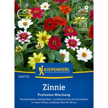 Kiepenkerl Samen Zinnie Profusion Red & Yellow Mischung